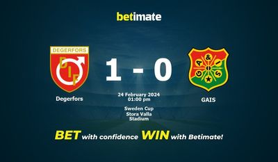 Degerfors vs. GAIS Vorhersage, Quoten und Wetttipps 24.02.2024
