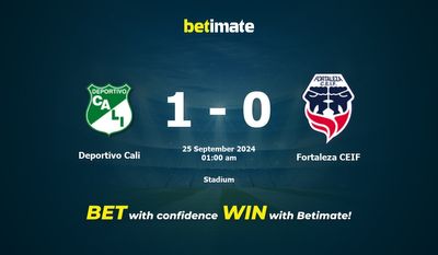 Deportivo Cali vs. Fortaleza CEIF – Vorhersage, Quoten und Wetttipps 25.09.2024