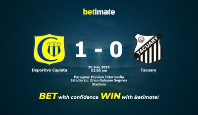 Deportivo Capiata vs. Tacuary Vorhersage, Quoten und Wetttipps 20.07.2025