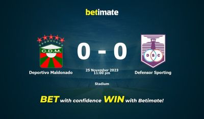 Deportivo Maldonado vs. Defensor Sporting Vorhersage, Quoten und Wetttipps 25.11.2023