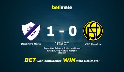 Deportivo Merlo vs. CSD Flandria Vorhersage, Quoten und Wetttipps 03.08.2025