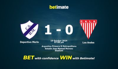 Deportivo Merlo vs. Los Andes – Vorhersage, Quoten und Wetttipps 19.10.2024