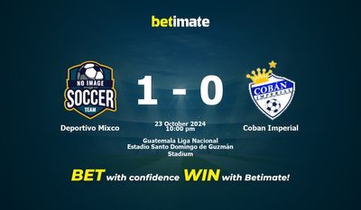 Deportivo Mixco vs. Coban Imperial Vorhersage, Quoten und Wetttipps 23.10.2024