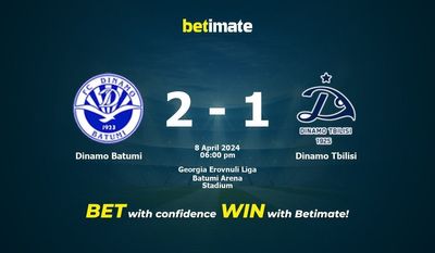Dinamo Batumi gegen Dinamo Tiflis Vorhersage, Quoten und Wetttipps 04.08.2024
