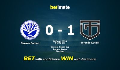 Dinamo Batumi vs. Torpedo Kutaisi – Vorhersage, Quoten und Wetttipps 28.06.2024