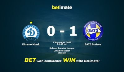 Dinamo Minsk gegen BATE Borisov Vorhersage, Quoten und Wetttipps 11.02.2023