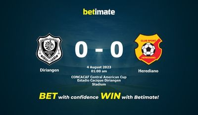 Diriangen vs. Herediano Vorhersage, Quoten und Wetttipps 08.04.2023