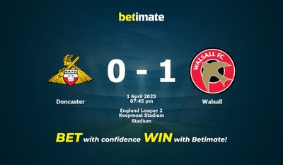 Doncaster vs. Walsall – Vorhersage, Quoten und Wetttipps, 01.04.2025