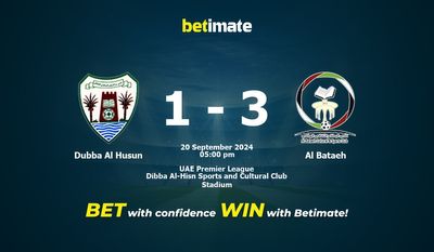 Dubba Al Husun vs. Al Bataeh – Vorhersage, Quoten und Wetttipps 20.09.2024