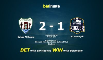 Dubba Al Husun vs. Al Hamriyah Vorhersage, Quoten und Wetttipps 03.04.2024