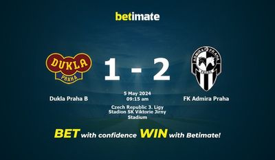 Dukla Praha B gegen FK Admira Praha Vorhersage, Quoten und Wetttipps 05.05.2024