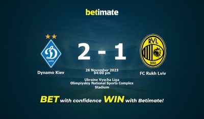 Dynamo Kiew gegen FC Rukh Lviv Vorhersage, Quoten und Wetttipps 26.11.2023