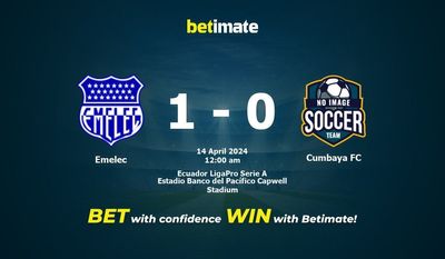Emelec vs. Cumbaya FC Vorhersage, Quoten und Wetttipps 13.04.2024
