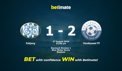 Esbjerg vs. Vendsyssel FF Vorhersage, Quoten und Wetttipps 17.08.2024