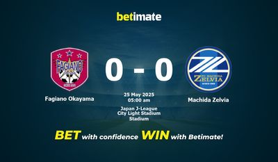 Fagiano Okayama vs. Machida Zelvia – Vorhersage, Quoten und Wett-Tipps – 25.05.2025