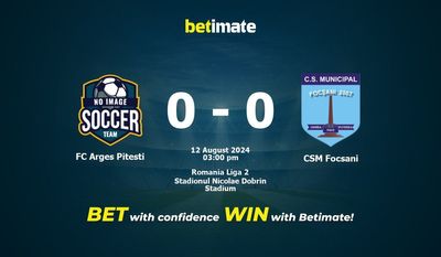 FC Arges Pitesti vs. CSM Focsani Vorhersage, Quoten und Wetttipps 08.12.2024