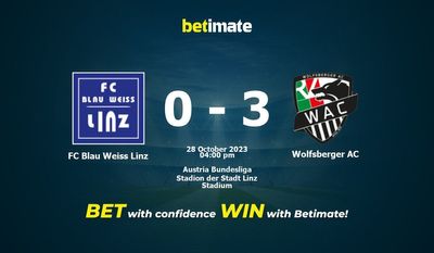 FC Blau Weiss Linz gegen Wolfsberger AC Vorhersage, Quoten & Wetttipps 28.10.2023