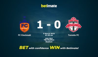 FC Cincinnati vs. Toronto FC Prognose, Quoten und Wetttipps 09.03.2025
