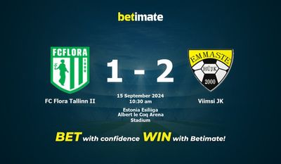 FC Flora Tallinn II gegen Viimsi JK Vorhersage, Quoten und Wetttipps 15.09.2024