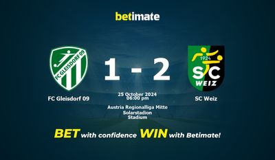 FC Gleisdorf 09 vs. SC Weiz Vorhersage, Quoten & Wetttipps 25.10.2024
