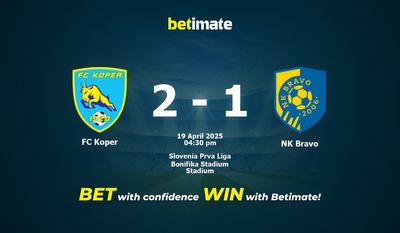 FC Koper vs. NK Bravo Vorhersage, Quoten & Wetttipps 19.04.2025