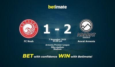 FC Noah vs. Ararat Armenia Vorhersage, Quoten und Wetttipps 11.07.2023