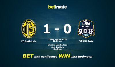 FC Rukh Lviv gegen Obolon Kiew Vorhersage, Quoten und Wetttipps 15.12.2024