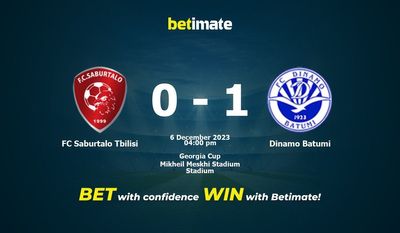 FC Saburtalo Tiflis gegen Dinamo Batumi Vorhersage, Quoten und Wetttipps 12.06.2023