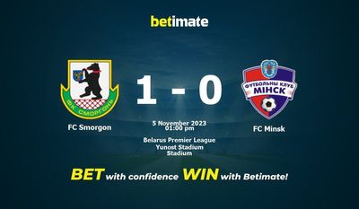 FC Smorgon vs. FC Minsk Vorhersage, Quoten und Wetttipps 11.05.2023