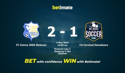 FC Unirea 2004 Slobozia vs. CS Corvinul Hunedoara Vorhersage, Quoten und Wetttipps 05.04.2024