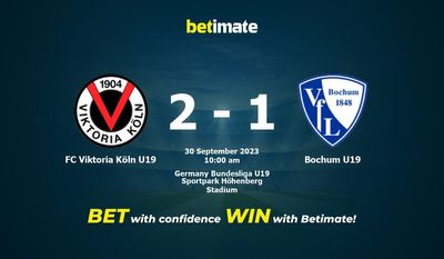 FC Viktoria Köln U19 gegen Bochum U19 Vorhersage, Quoten & Wetttipps 30.09.2023