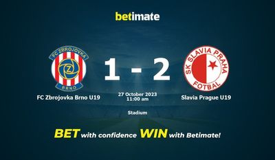 FC Zbrojovka Brno U19 gegen Slavia Prag U19 Vorhersage, Quoten und Wetttipps 27.10.2023
