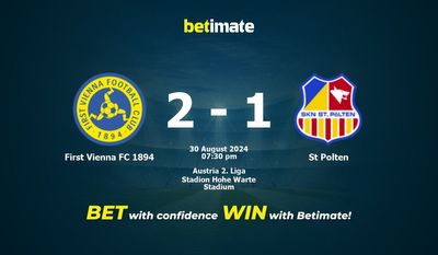 First Vienna FC 1894 vs. St. Pölten Prognose, Quoten & Wetttipps 30.08.2024