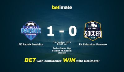FK Radnik Surdulica vs. FK Zeleznicar Pancevo Vorhersage, Quoten und Wetttipps 28.10.2023
