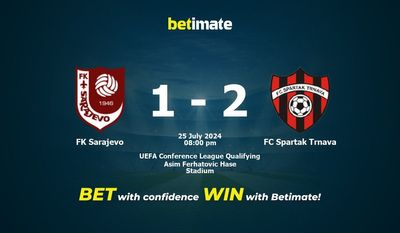 FK Sarajevo gegen FC Spartak Trnava Vorhersage, Quoten und Wetttipps 25.07.2024