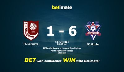 FK Sarajevo vs. FK Aktobe – Prognose, Quoten und Wetttipps – 18.07.2024