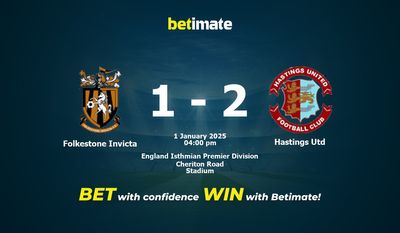 Folkestone Invicta vs. Hastings Utd – Vorhersage, Quoten und Wetttipps 01.01.2025