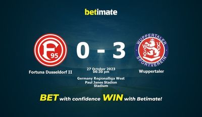 Fortuna Düsseldorf II gegen Wuppertaler Vorhersage, Quoten und Wetttipps 27.10.2023