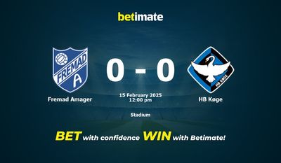 Fremad Amager vs. HB Køge Vorhersage, Quoten und Wetttipps 15.02.2025