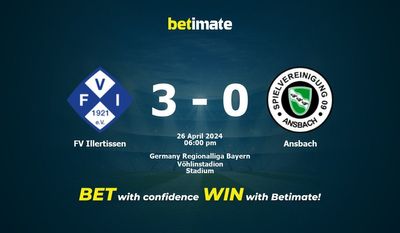 FV Illertissen vs. Ansbach Vorhersage, Quoten & Wetttipps 26.04.2024