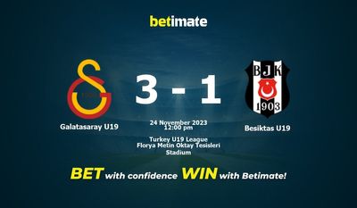 Galatasaray U19 gegen Besiktas U19 Vorhersage, Quoten und Wetttipps 24.11.2023
