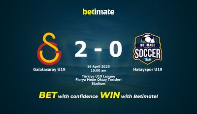 Galatasaray U19 gegen Hatayspor U19 Vorhersage, Quoten und Wetttipps 16.04.2025