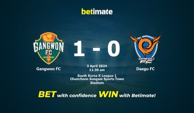 Gangwon FC gegen Daegu FC Vorhersage, Quoten und Wetttipps 04.03.2024