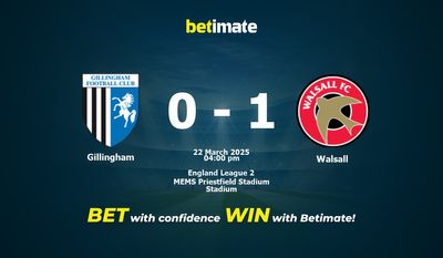 Gillingham vs. Walsall – Vorhersage, Quoten und Wetttipps – 22.03.2025