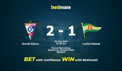 Gornik Zabrze gegen Lechia Gdansk Vorhersage, Quoten und Wetttipps 20.07.2025