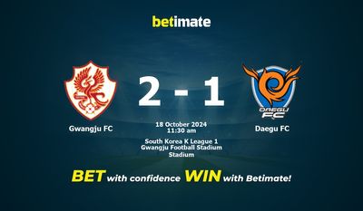 Gwangju FC gegen Daegu FC Vorhersage, Quoten und Wetttipps 18.10.2024
