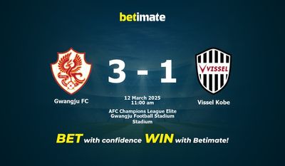 Gwangju FC vs. Vissel Kobe – Vorhersage, Quoten und Wetttipps 12.03.2025