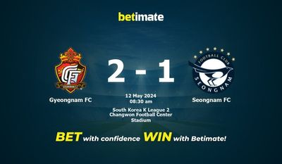 Gyeongnam FC gegen Seongnam FC Vorhersage, Quoten und Wetttipps 05.12.2024