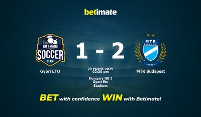 Gyori ETO vs. MTK Budapest Vorhersage, Quoten & Wett-Tipps 29.03.2025