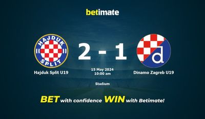Hajduk Split U19 gegen Dinamo Zagreb U19 Vorhersage, Quoten und Wetttipps 15.05.2024